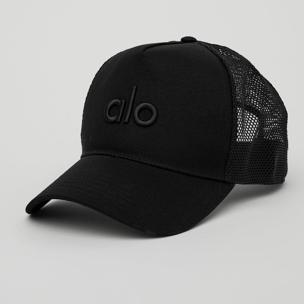 ALO Yoga Black Mesh Baseball Hat